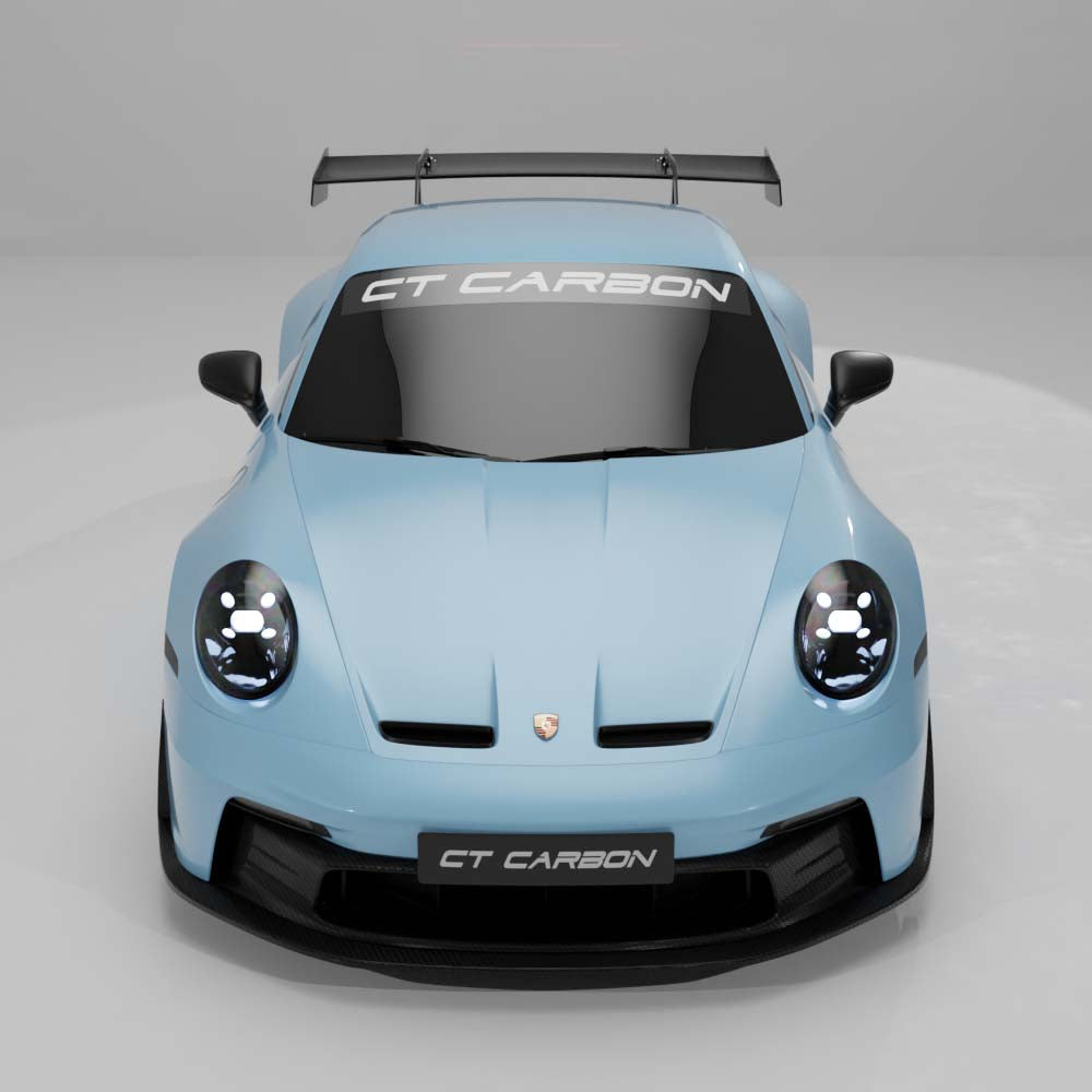 PORSCHE 911 992.1 GT3 & GT3 TOURING 2022-2024 CARBON FIBRE SPLITTER - CT DESIGN