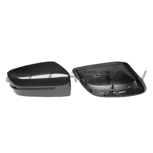 BMW G42 2 SERIES 2022+ RHD DRY CARBON FIBRE MIRROR COVER REPLACEMENTS - V1
