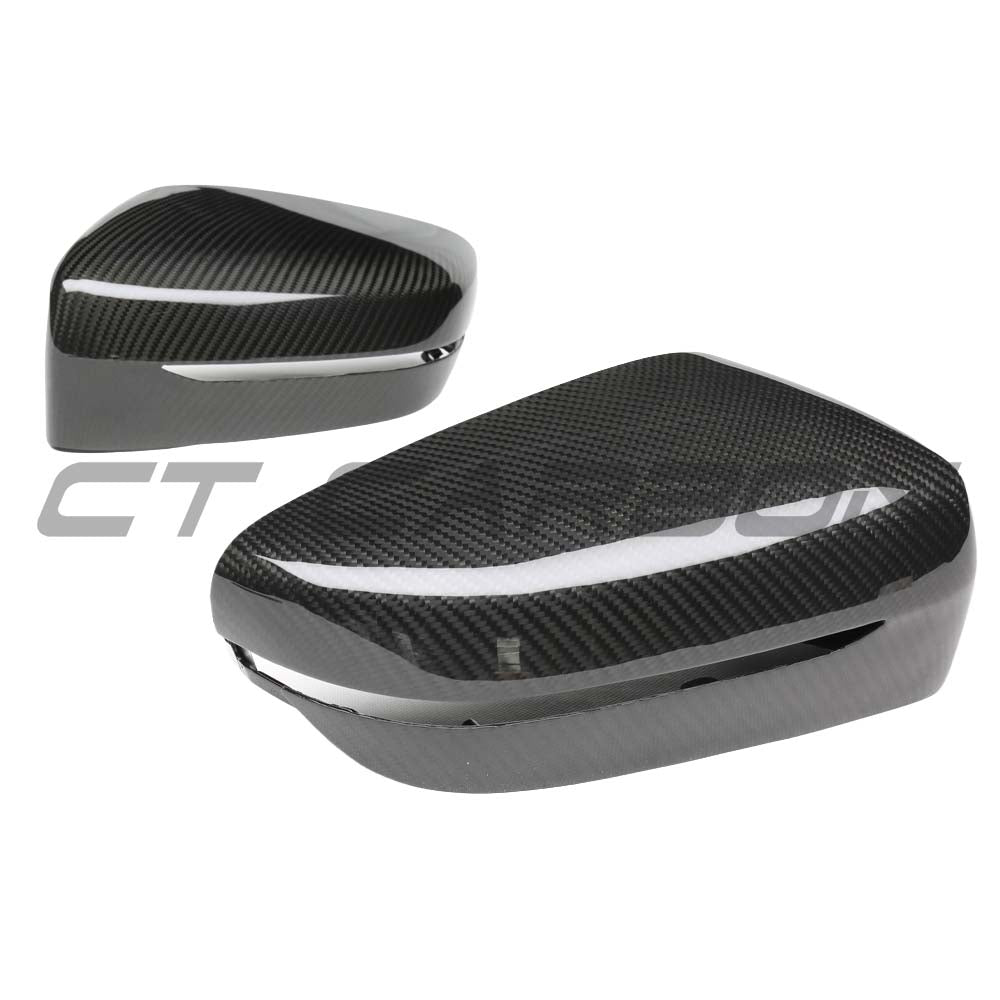 BMW G42 2 SERIES 2022+ RHD DRY CARBON FIBRE MIRROR COVER REPLACEMENTS - V1