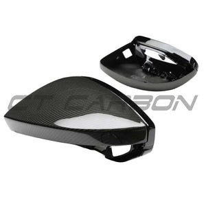 AUDI A6/S6/RS6 C8 2015-2025 CARBON FIBRE MIRRORS WITH LANE ASSIST - LHD