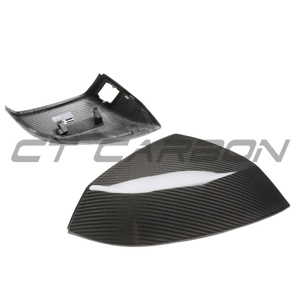 AUDI Q5/Q7 2015+ DRY CARBON FIBRE MIRROR COVER REPLACEMENTS