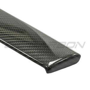 TESLA MODEL S 2021+ CARBON FIBRE DASHBOARD TRIM STICK ON-Accessories-CT CARBON-CT Carbon - High-quality carbon fiber and gloss black aerodynamic parts for premium sports and luxury vehicles.
