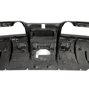 FERRARI F8 2019-2023 CARBON FIBRE DIFFUSER-Diffuser-CT CARBON-CT Carbon - High-quality carbon fiber and gloss black aerodynamic parts for premium sports and luxury vehicles.