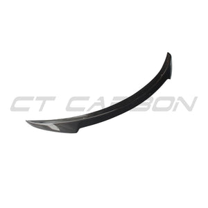TESLA MODEL S 2013+ CARBON FIBRE SPOILER - V2-Spoiler-CT CARBON-CT Carbon - High-quality carbon fiber and gloss black aerodynamic parts for premium sports and luxury vehicles.