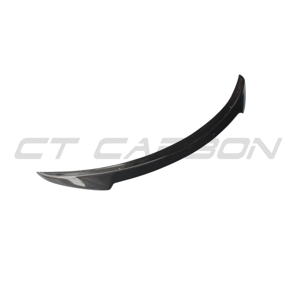 TESLA MODEL S 2013+ CARBON FIBRE SPOILER - V2-Spoiler-CT CARBON-CT Carbon - High-quality carbon fiber and gloss black aerodynamic parts for premium sports and luxury vehicles.