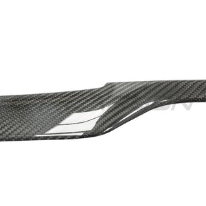TESLA MODEL S 2021+ CARBON FIBRE DASHBOARD TRIM STICK ON-Accessories-CT CARBON-CT Carbon - High-quality carbon fiber and gloss black aerodynamic parts for premium sports and luxury vehicles.