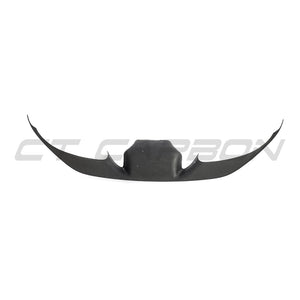 FERRARI F8 2019-2023 FRONT BUMPER CARBON FIBRE TRIM-Splitter-CT CARBON-CT Carbon - High-quality carbon fiber and gloss black aerodynamic parts for premium sports and luxury vehicles.