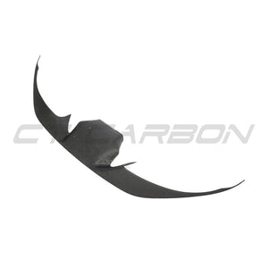 FERRARI F8 2019-2023 FRONT BUMPER CARBON FIBRE TRIM-Splitter-CT CARBON-CT Carbon - High-quality carbon fiber and gloss black aerodynamic parts for premium sports and luxury vehicles.