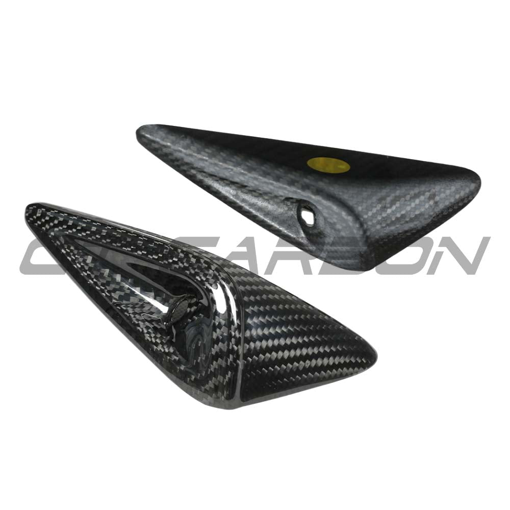 TESLA MODEL Y 2025+ FACELIFT DRY CARBON FIBRE SIDE CAMERA COVER - V1