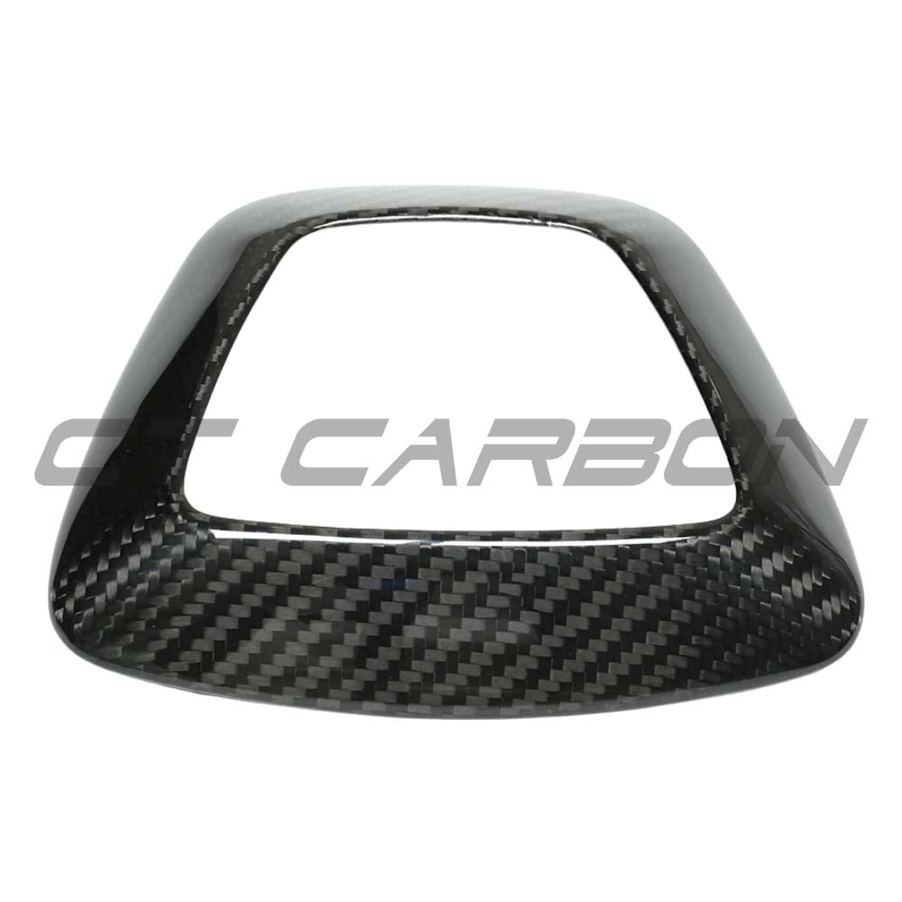 TESLA MODEL Y 2025+ FACELIFT DRY CARBON FIBRE STEERING WHEEL AIRBAG COVER - V1