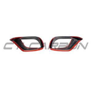 MERCEDES E-CLASS W213/S213 E63 AMG 2016-2020 CARBON FIBRE FRONT BUMPER AIR INTAKES