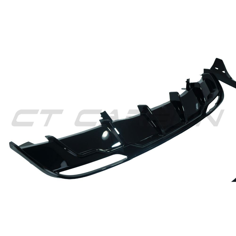 TESLA MODEL 3 2023+ FACELIFT GLOSS BLACK FULL KIT-Kit-BLAK BY CT-CT Carbon - High-quality carbon fiber and gloss black aerodynamic parts for premium sports and luxury vehicles.
