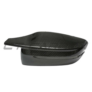BMW G14/G15/G16 8 SERIES 2018+ RHD DRY CARBON FIBRE MIRROR COVER REPLACEMENTS - V1