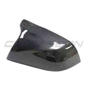 TESLA MODEL 3 2017-2023 CARBON FIBRE MIRRORS - V2-Accessories-CT CARBON-CT Carbon - High-quality carbon fiber and gloss black aerodynamic parts for premium sports and luxury vehicles.