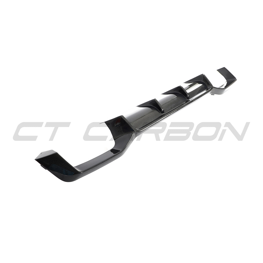 BMW G02 X4 & F98 X4M LCI 2022-2025 CARBON FIBRE DIFFUSER-Diffuser-CT CARBON-CT Carbon - High-quality carbon fiber and gloss black aerodynamic parts for premium sports and luxury vehicles.