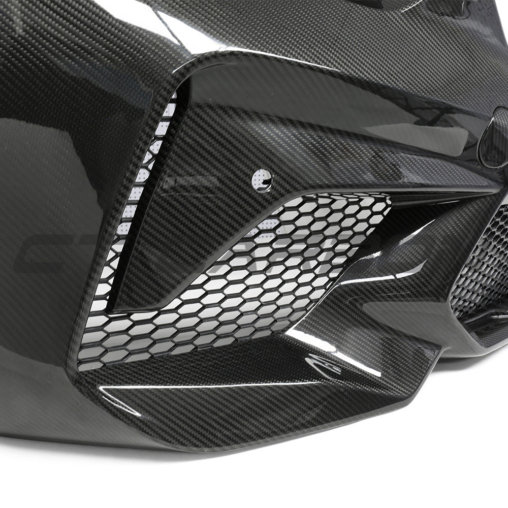 BMW F87 M2C CARBON PRE-PREG FIBRE FRONT BUMPER-Bumper-CT CARBON-CT Carbon - High-quality carbon fiber and gloss black aerodynamic parts for premium sports and luxury vehicles.