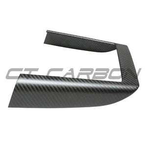TESLA MODEL Y 2025+ FACELIFT MATTE DRY CARBON WIRELESS CHARGER FRAME COVER - V1
