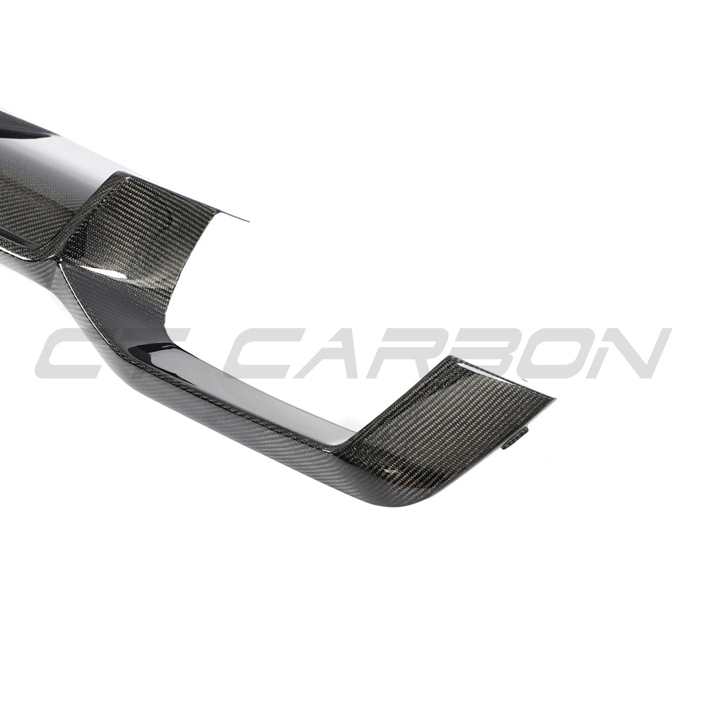 BMW G02 X4 & F98 X4M LCI 2022-2025 CARBON FIBRE DIFFUSER-Diffuser-CT CARBON-CT Carbon - High-quality carbon fiber and gloss black aerodynamic parts for premium sports and luxury vehicles.