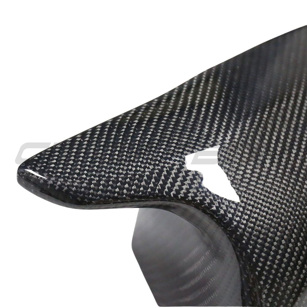 TESLA MODEL 3 2017-2023 CARBON FIBRE MIRRORS - V2-Accessories-CT CARBON-CT Carbon - High-quality carbon fiber and gloss black aerodynamic parts for premium sports and luxury vehicles.