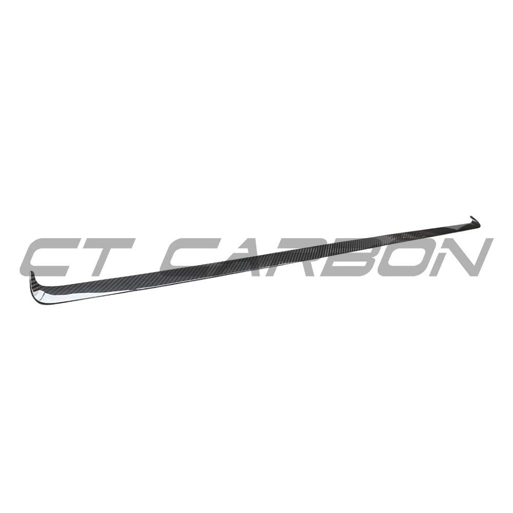 TESLA MODEL Y 2025+ FACELIFT DRY CARBON FIBRE LOWER DASHBOARD COVER
