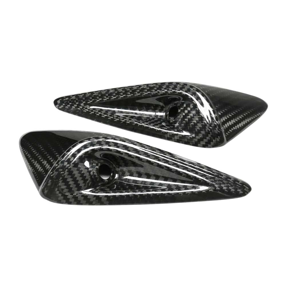 TESLA MODEL Y 2025+ FACELIFT DRY CARBON FIBRE SIDE CAMERA COVER - V1
