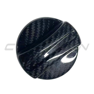 BMW 2010+ CARBON FIBRE FUEL CAP COVER-Accessories-CT CARBON-CT Carbon - High-quality carbon fiber and gloss black aerodynamic parts for premium sports and luxury vehicles.