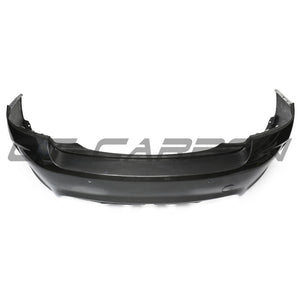 BMW F87 M2/M2C CARBON PRE-PREG FIBRE REAR BUMPER-Bumper-CT CARBON-CT Carbon - High-quality carbon fiber and gloss black aerodynamic parts for premium sports and luxury vehicles.