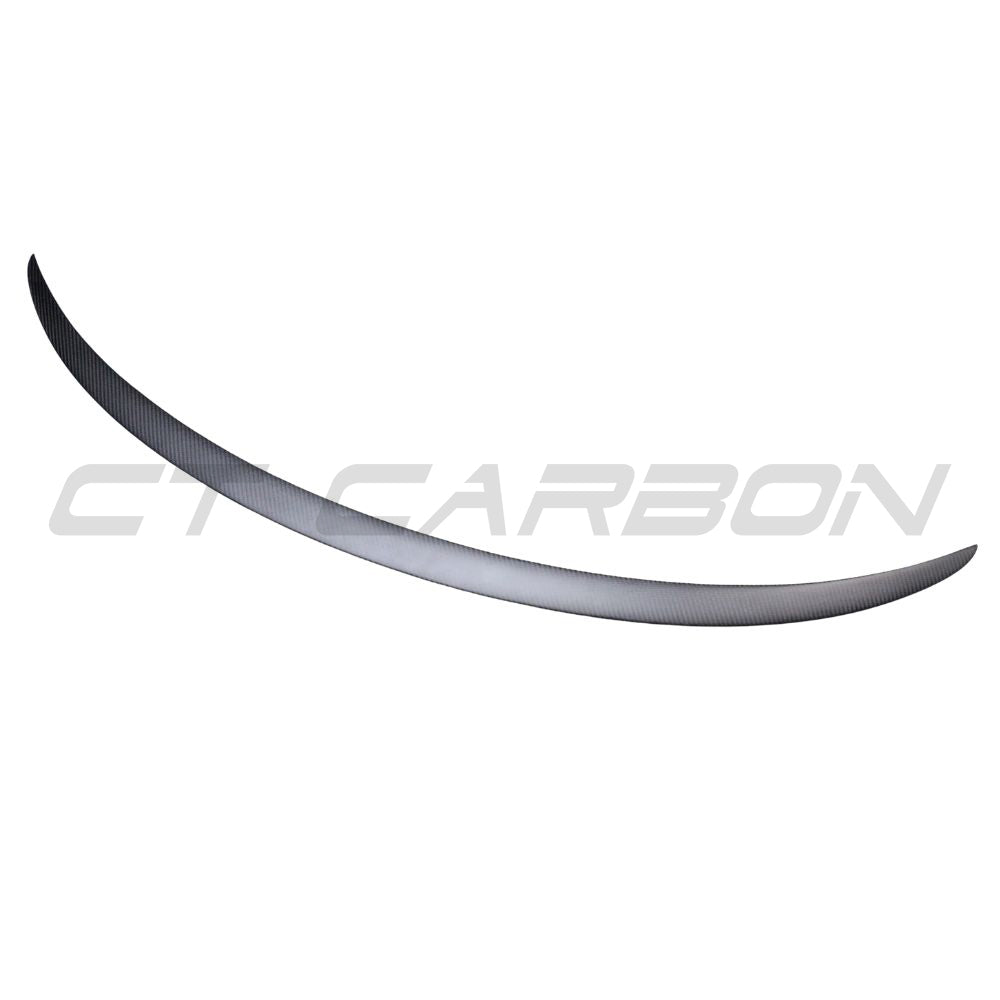 TESLA MODEL 3 2017-2023 MATTE CARBON FIBRE SPOILER - V1-Spoiler-CT CARBON-CT Carbon - High-quality carbon fiber and gloss black aerodynamic parts for premium sports and luxury vehicles.