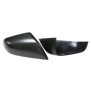 TESLA MODEL S 2013-2020 MATTE CARBON FIBRE MIRRORS-Accessories-CT CARBON-CT Carbon - High-quality carbon fiber and gloss black aerodynamic parts for premium sports and luxury vehicles.