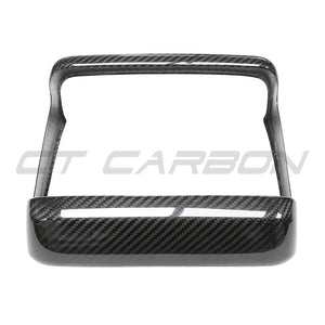 TESLA MODEL S 2021+ CARBON FIBRE REAR SCREEN ADD ON-Accessories-CT CARBON-CT Carbon - High-quality carbon fiber and gloss black aerodynamic parts for premium sports and luxury vehicles.