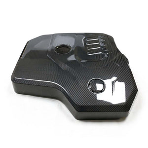 BMW G42 2 SERIES 2022+ DRY CARBON FIBRE ENGINE COVER