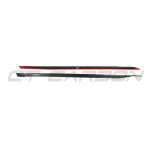 BMW 5 SERIES G60/G61 2024+ CARBON FIBRE SIDE SKIRTS-Side Skirts-CT CARBON-CT Carbon - High-quality carbon fiber and gloss black aerodynamic parts for premium sports and luxury vehicles.