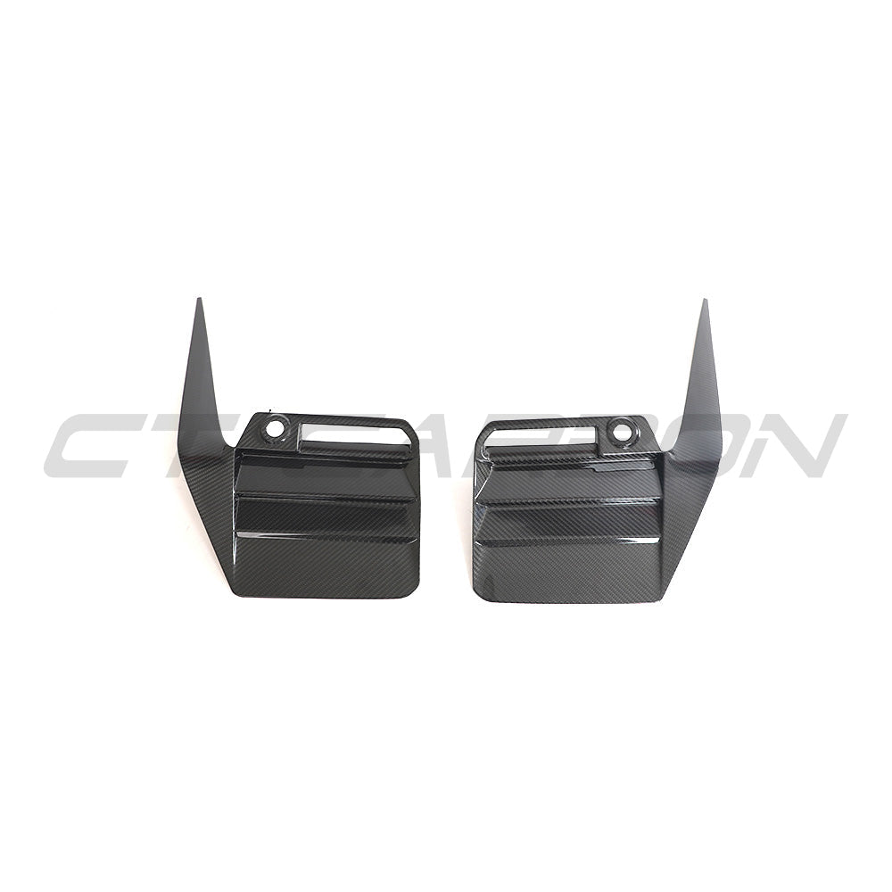 BMW G87 M2 2023+ CARBON FIBRE REAR BUMPER TRIM - V2