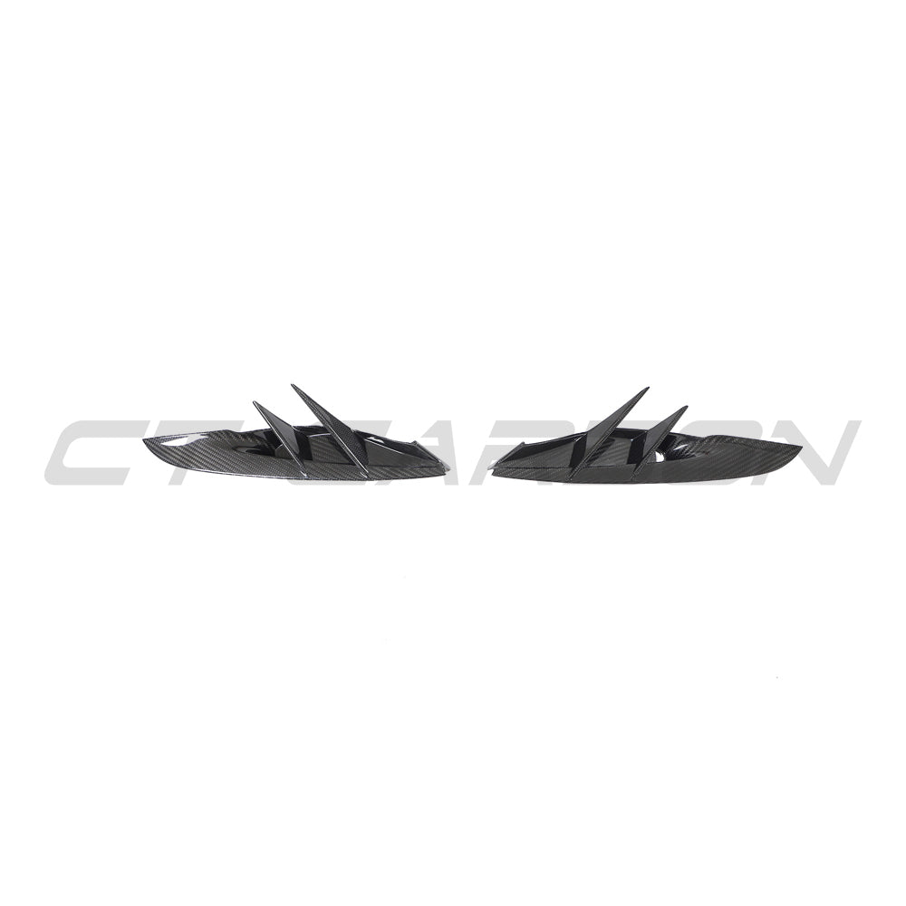 TOYOTA SUPRA 2019+ A90 CARBON FIBRE FRONT BUMPER VENT TRIM