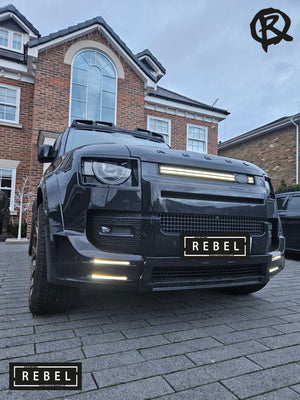 Defender L663 Dual DRL Front Lower Bumper v2