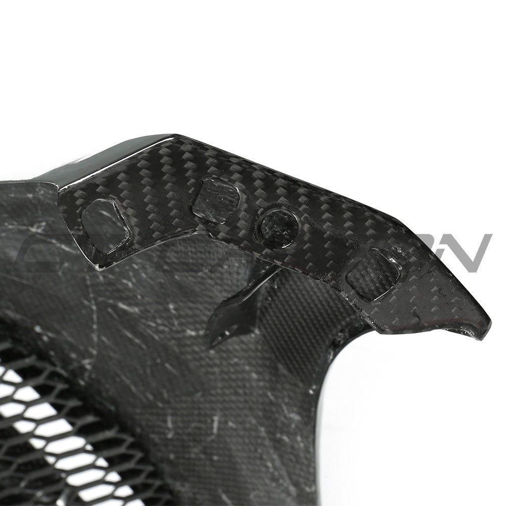 BMW F87 M2C CARBON PRE-PREG FIBRE FRONT BUMPER-Bumper-CT CARBON-CT Carbon - High-quality carbon fiber and gloss black aerodynamic parts for premium sports and luxury vehicles.