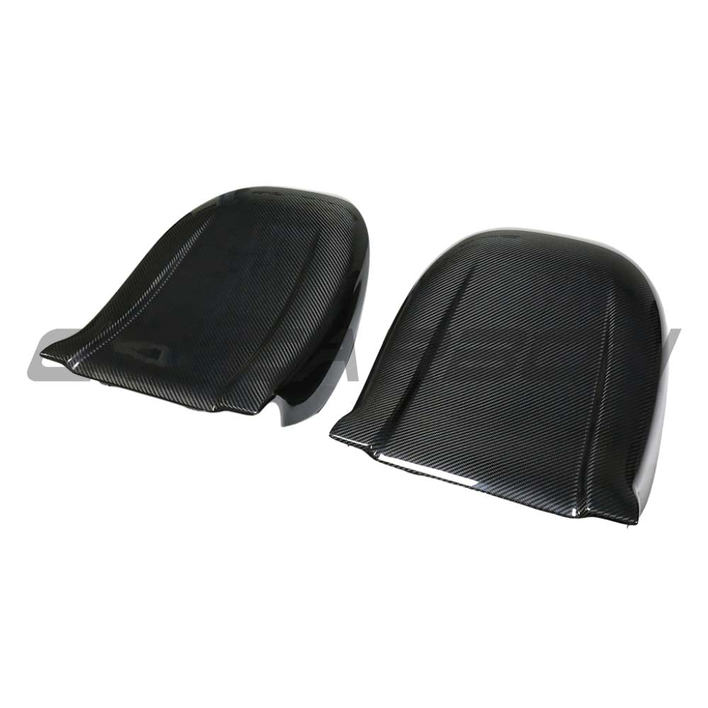 TESLA MODEL Y 2025+ FACELIFT DRY CARBON FIBRE SEAT BACK COVER REPLACEMENT