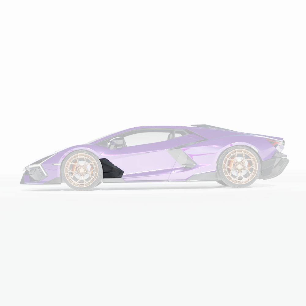 LAMBORGHINI REVUELTO CARBON FIBRE DOOR TRIM - CT DESIGN-Side Skirts-CT CARBON-CT Carbon - High-quality carbon fiber and gloss black aerodynamic parts for premium sports and luxury vehicles.