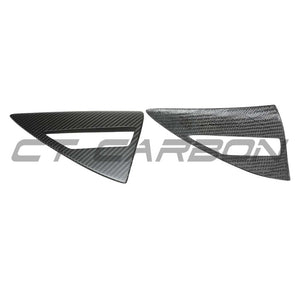 TESLA MODEL Y 2025+ FACELIFT MATTE DRY CARBON FIBRE CHARGING LAMP COVER - V1