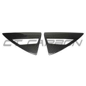 TESLA MODEL Y 2025+ FACELIFT DRY CARBON FIBRE CHARGING LAMP COVER - V1