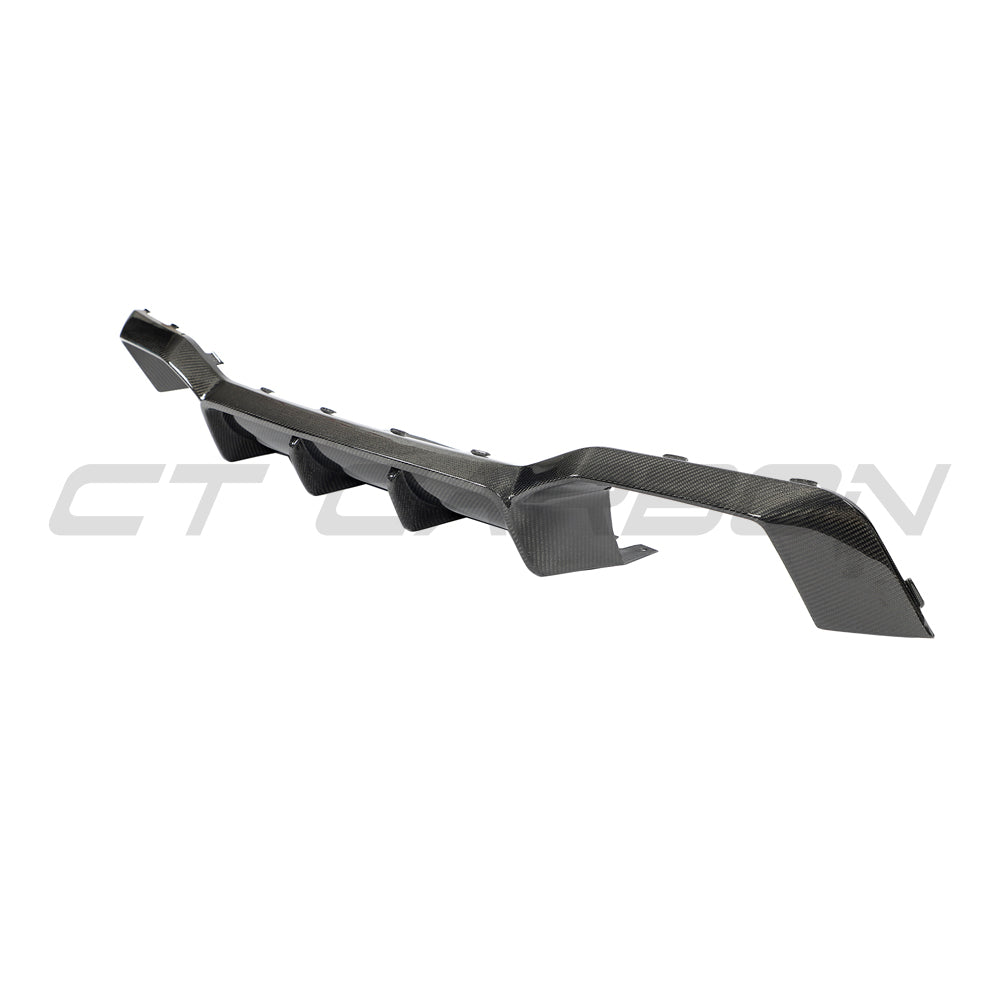 BMW G02 X4 & F98 X4M LCI 2022-2025 CARBON FIBRE DIFFUSER-Diffuser-CT CARBON-CT Carbon - High-quality carbon fiber and gloss black aerodynamic parts for premium sports and luxury vehicles.