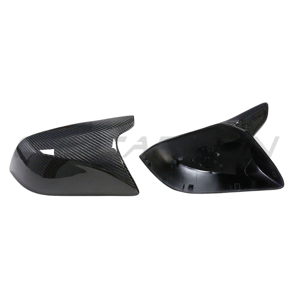 TESLA MODEL 3 2017-2023 CARBON FIBRE MIRRORS - V2-Accessories-CT CARBON-CT Carbon - High-quality carbon fiber and gloss black aerodynamic parts for premium sports and luxury vehicles.