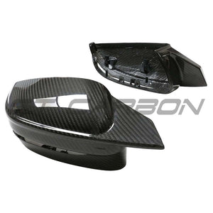 BMW G14/G15/G16 8 SERIES 2018+ LHD DRY CARBON FIBRE MIRRORS - V1