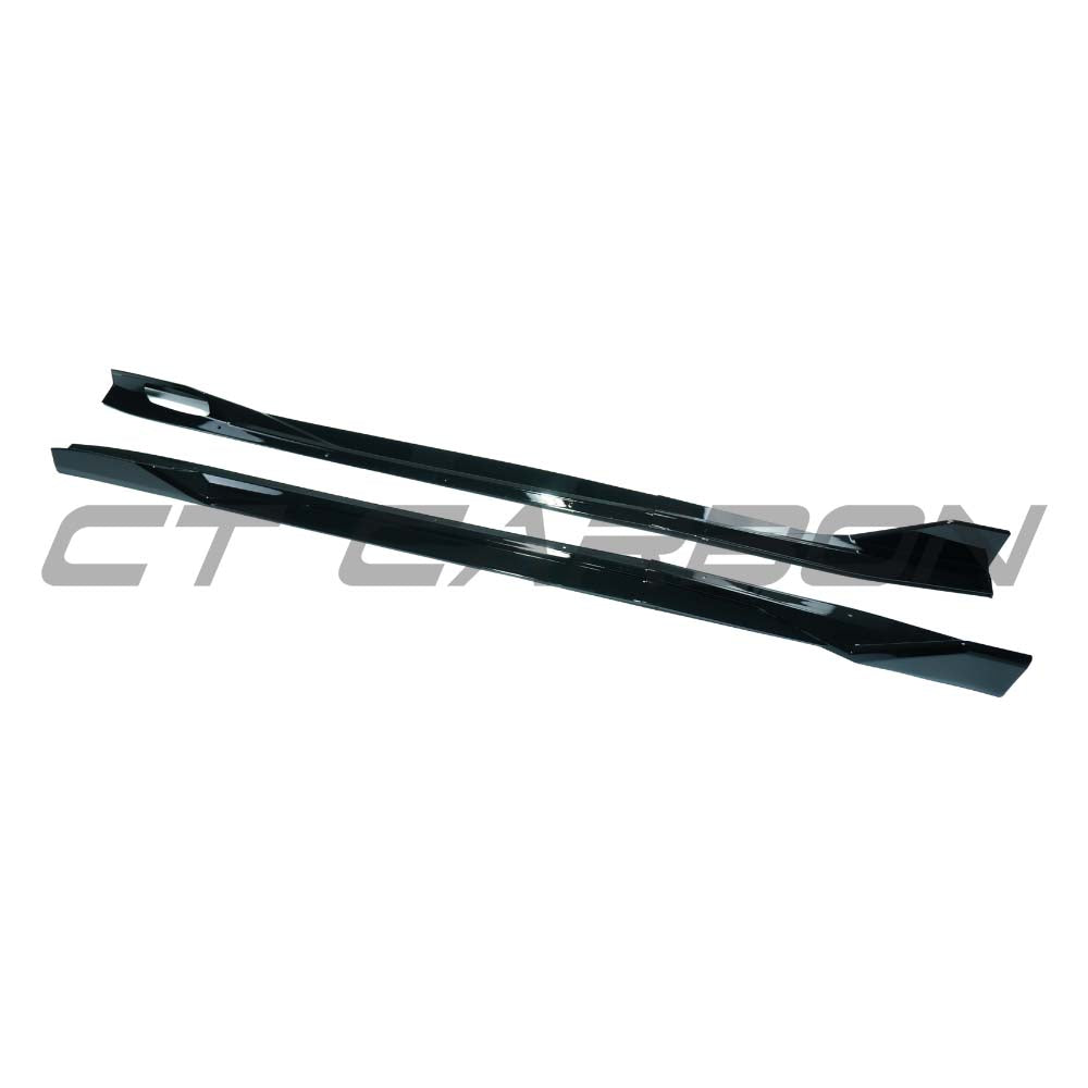BMW X5/X5M G05/F95 2018+ GLOSS BLACK SIDE SKIRTS - V2