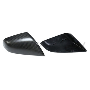 TESLA MODEL S 2013-2020 MATTE CARBON FIBRE MIRRORS-Accessories-CT CARBON-CT Carbon - High-quality carbon fiber and gloss black aerodynamic parts for premium sports and luxury vehicles.