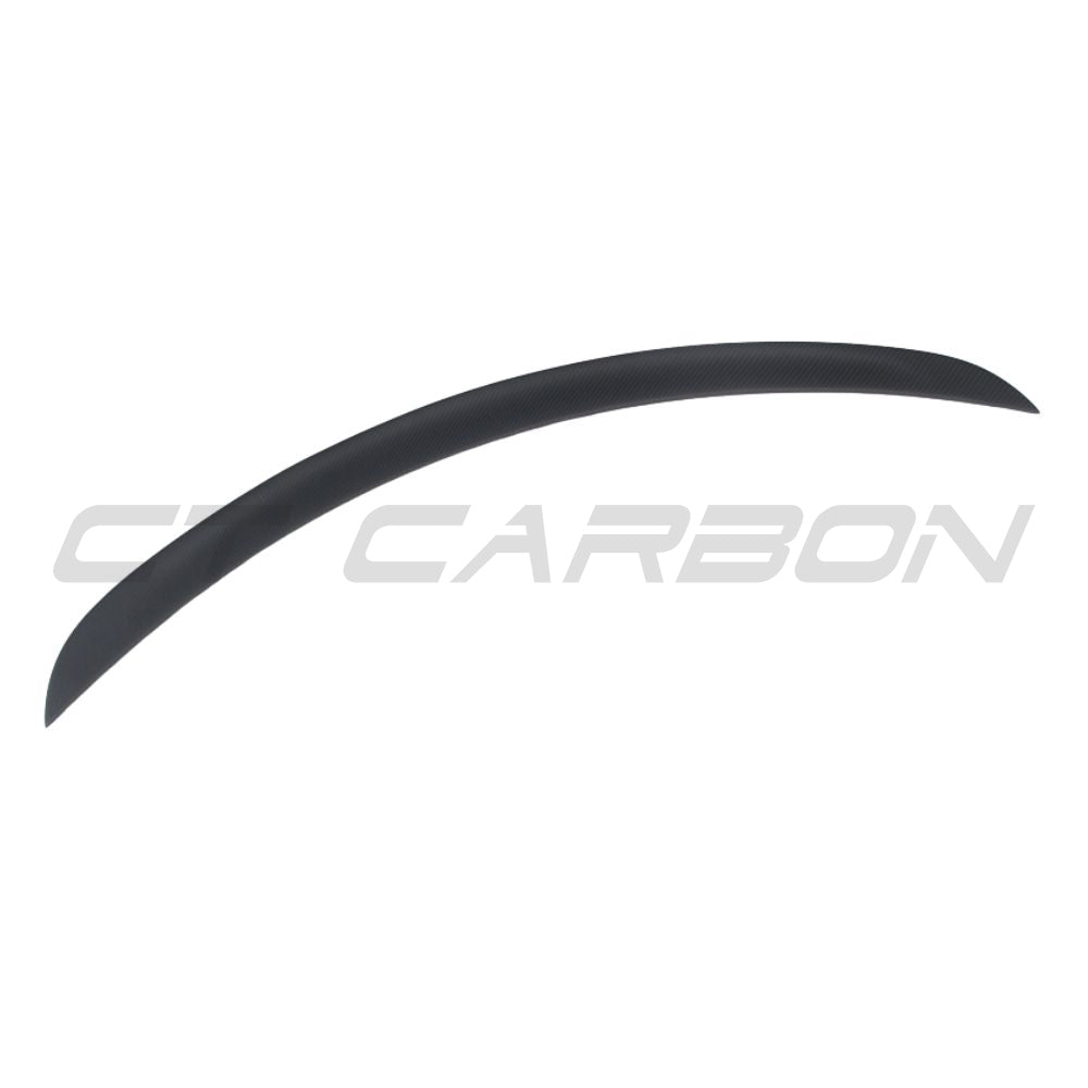 TESLA MODEL S 2013+ MATTE CARBON FIBRE SPOILER - V1-Spoiler-CT CARBON-CT Carbon - High-quality carbon fiber and gloss black aerodynamic parts for premium sports and luxury vehicles.