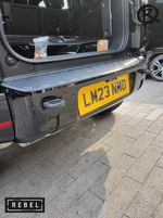 Defender L663 XL Bumper Protector - Black / Silver