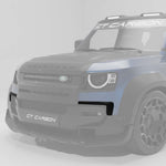 DEFENDER 90/110/130 2020+ CARBON FIBRE FRONT BUMPER TRIM - CT DESIGN