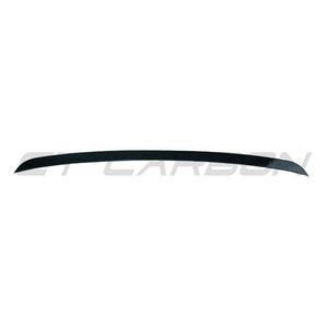 VOLKSWAGEN GOLF R/GTD/GTI MK7/7.5 2014-2020 GLOSS BLACK SPOILER - TC STYLE-Spoiler-BLAK BY CT-CT Carbon - High-quality carbon fiber and gloss black aerodynamic parts for premium sports and luxury vehicles.