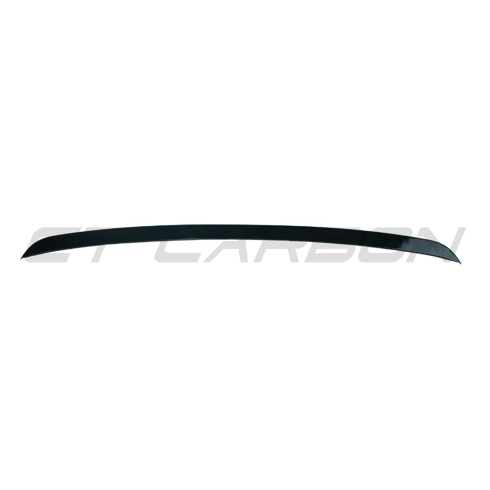 VOLKSWAGEN GOLF R/GTD/GTI MK7/7.5 2014-2020 GLOSS BLACK SPOILER - TC STYLE-Spoiler-BLAK BY CT-CT Carbon - High-quality carbon fiber and gloss black aerodynamic parts for premium sports and luxury vehicles.